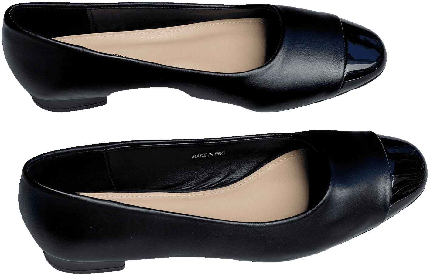 Cap-toe flats
